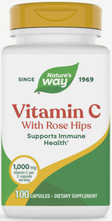 Nature's Way Vitamin C с шиповником, 1000 мг 100 капсул Киев