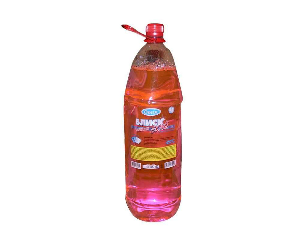 Рідина для омивання скла Блиск Скло зимовий (-20 ) Bubble Gum 1.7кг ТМ ОКЕАН   Solmir Київ - фото 1