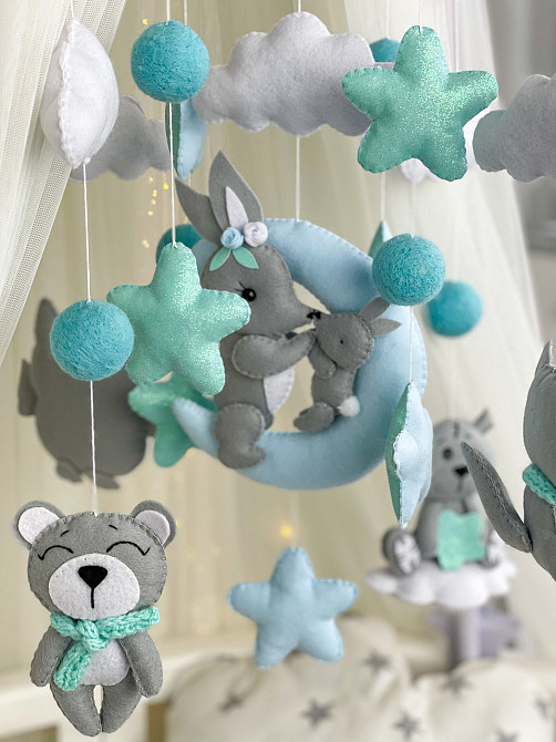 Мобіль на ліжечко WoollyFox «Ніжність» Київ - фото 5