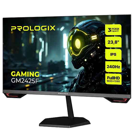 Монітор Prologix Gaming 23.8" GM2425F IPS Black 240Hz ( 15551 ) Харків