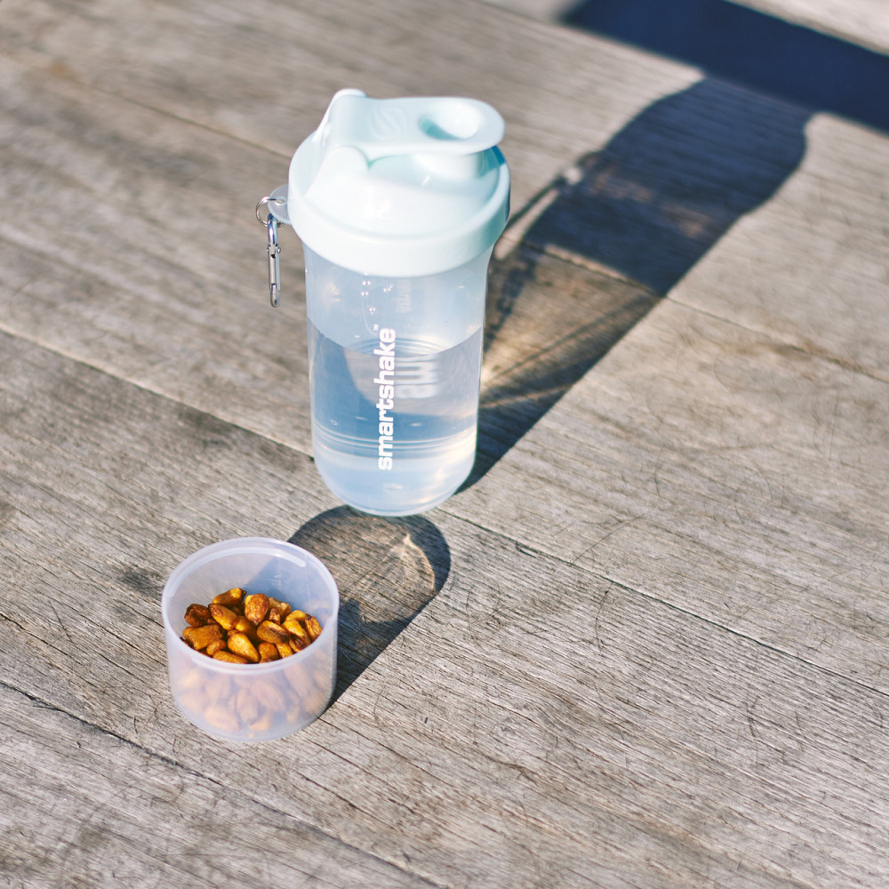 Шейкер спортивний SmartShake Slim 500ml Pure White Луцк - изображение 4