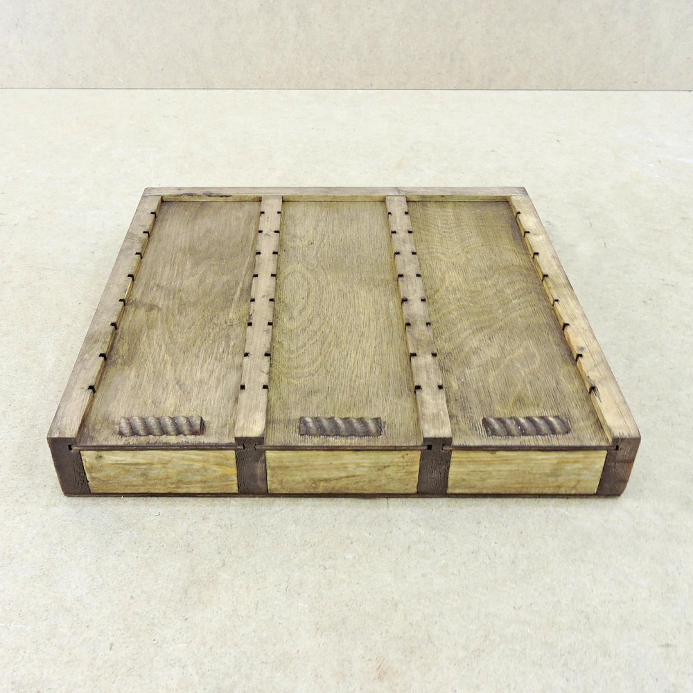 Пенал для рибальських снастей "Карась 27" 30х30х4см коричневий Миколаїв - фото 3