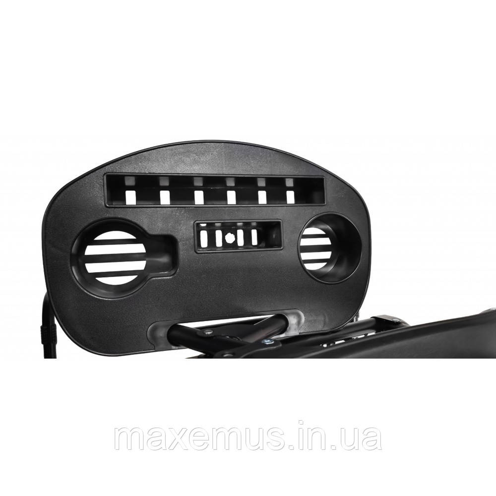 Шезлонг лежак раскладной с козырьком садовое кресло Bonro SP-167A для сада и дома отдыха на природе серый Мостиська - фото 9