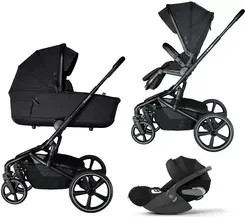 Дитяча коляска X-Lander Cruiser 2.0  Zestaw 3W1 Z Fotelikiem Cybex Cloud T I-Size Cool Black Głęboko Spacerowy Київ - фото 1