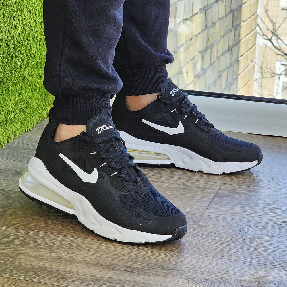 Кроссовки Nike 270 Сеточка Мужские Черные Найк с Амортизацией Летние (размеры: 41,42,43,44,45) Видео Обзор Днепр - изображение 7