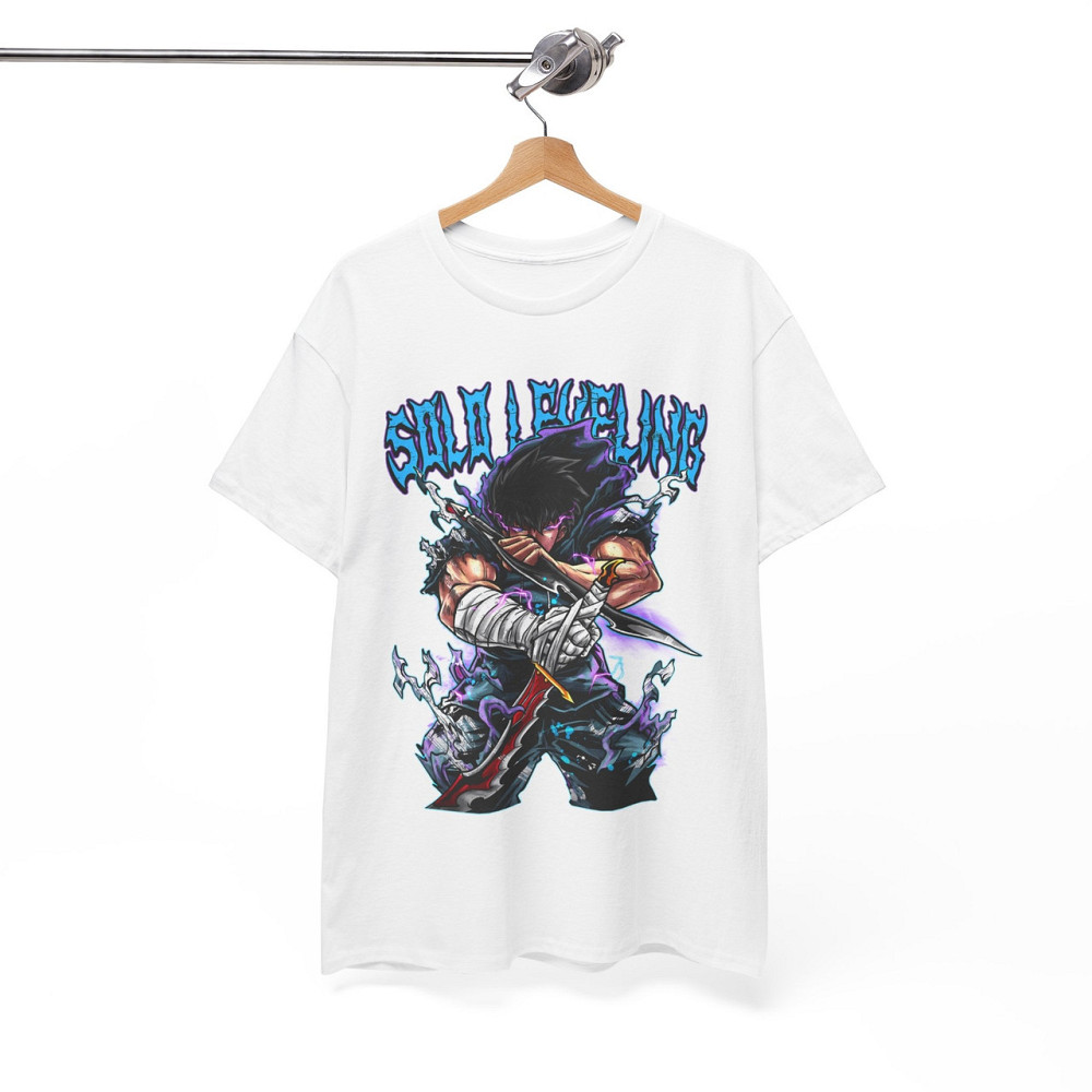 Футболка аниме Соло Левелинг Сунг Джинвоо оверсайз (S/M/L) Черний AnimeJ0238 Днепр - изображение 8