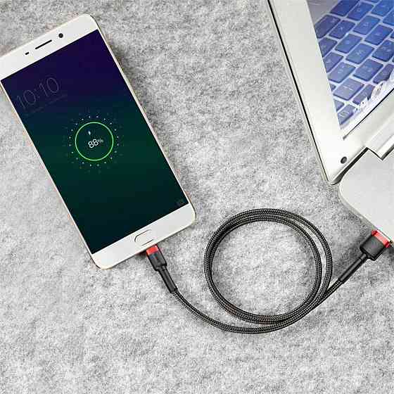 Кабель Baseus Cafule Cable USB - Micro 1.5A 2m, цвет красный+Black CAMKLF-C91 Одесса