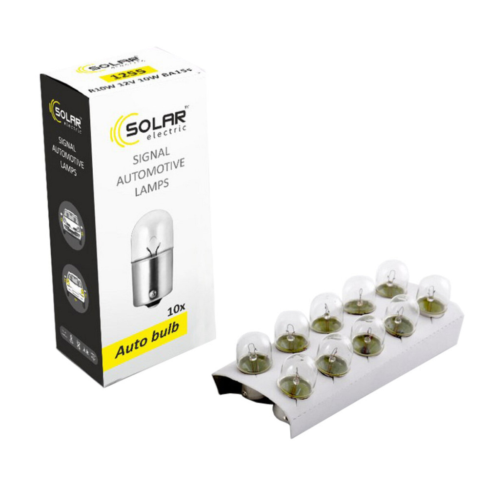 Лампа розжарювання Solar R10W 12V 10W BA15s, 10шт Киев - изображение 1
