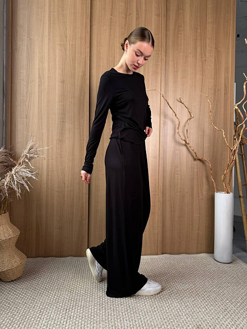 Женский базовый повседневный костюм из легкой вискозы Одесса - изображение 7