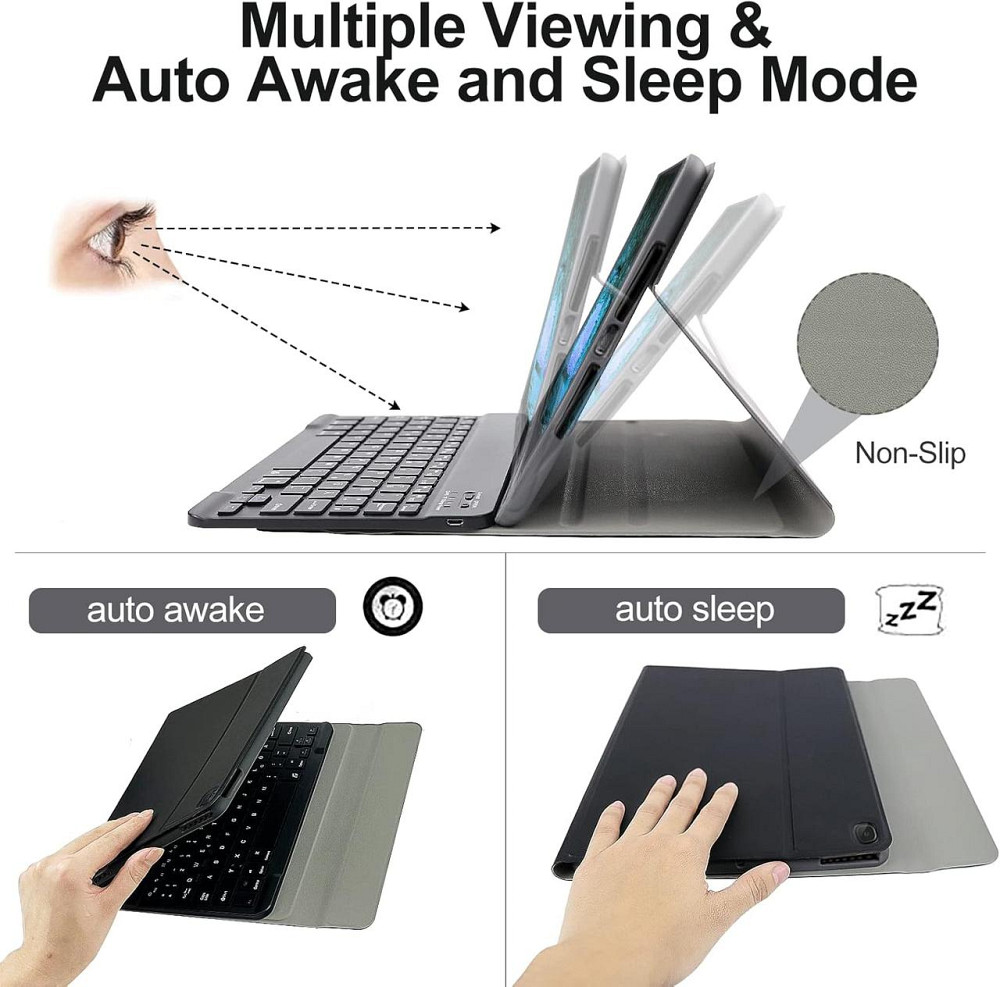 Клавиатурный чехол для iPad 10.2 (9/8/7 поколение) магнитный беспроводной с подсветкой для iPad Air 3 iPad Pro Киев - изображение 4