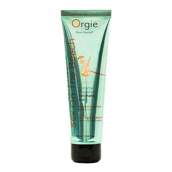 Лубрикант на водной основе Orgie Lube Tube Sex On The Beach, 100 мл, персиково-апельсиновый вкус Sex Aura Киев