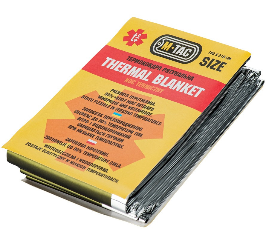 Універсальна Термофольга 210х160 см рятувальна M-Tac (CYM23005050) Нововолинськ - фото 3