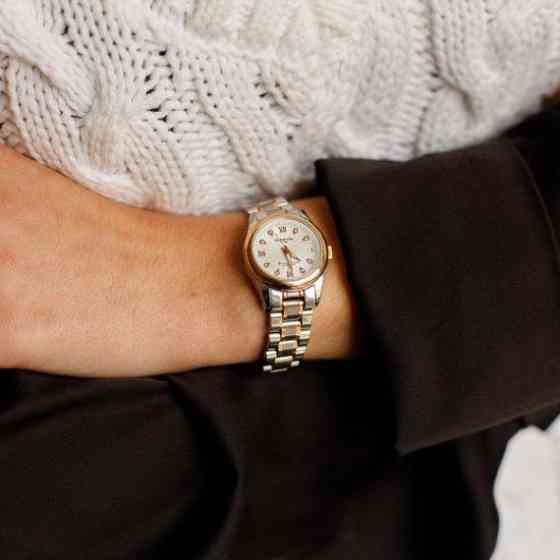 Годинник жіночий механічний Carnival White Сріблястий із золотистим Київ