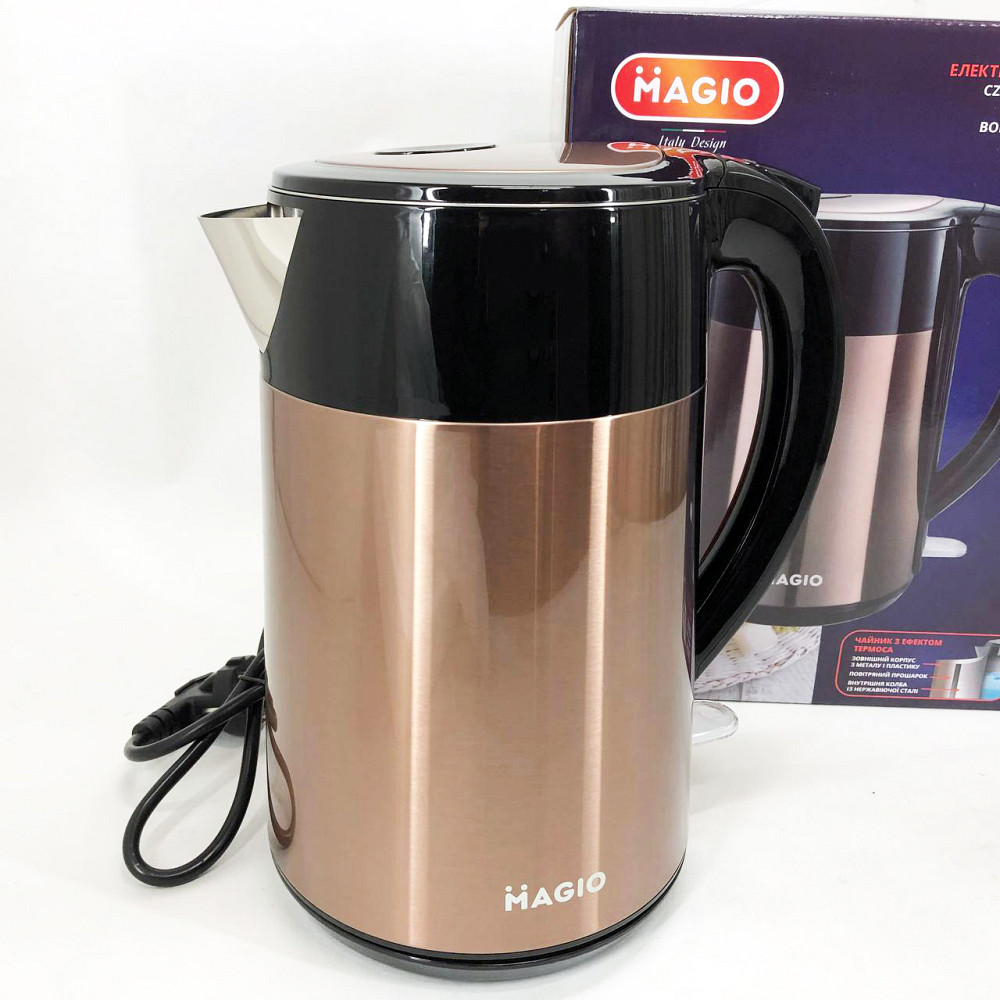 Электрочайник нержавейка, Электрический чайник с современным внешним видом, Мощный чайник электрический BE-76 Львов - изображение 7