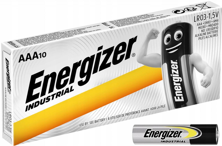 Батарейка ENERGIZER  лужна AАА Industrial Alk мініпальчик (10 шт) Рівне - фото 1