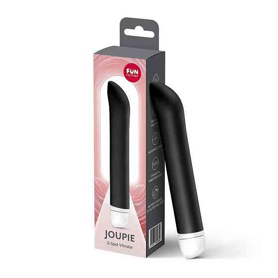Вибратор для точки G Fun Factory JOUPIE Black, диаметр 2,5 см, на батарейках Sex Aura Киев