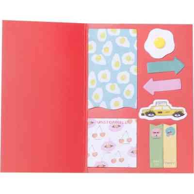 Бумага для заметок Yes с липким слоем Fancy в наборе, 8x20 листов (170279) Винница