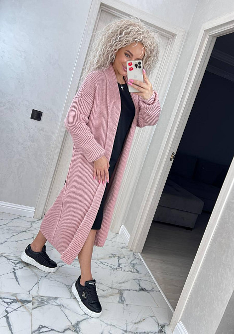 Женский длинный вязаный кардиган оверсайз. 44-50р. Киев - изображение 5