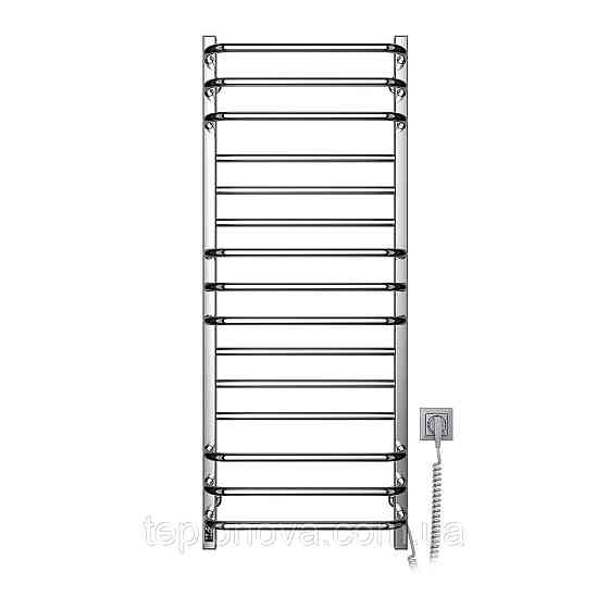 Сушарка для рушників електрична з неіржавкої сталі Navin Грандіс 480х1200 Sensor правий з таймером, Чернівці