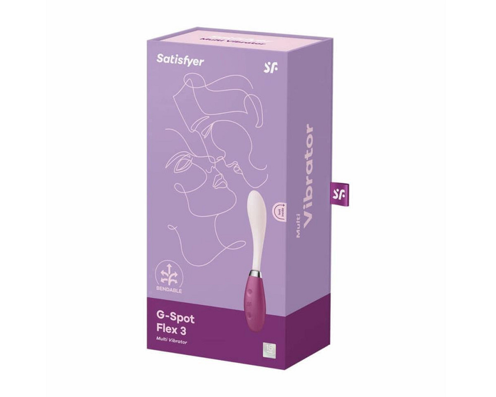 Вібратор Wibrator-G-Spot Flex 3 (Red) Sex Aura Київ - фото 3