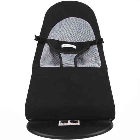 Дитячий шезлонг качалка до 13кг, 78×42×39см / Шезлонг для новонароджених / Крісло качалка дитяча Київ