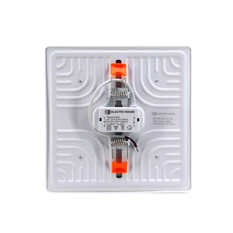 LED панель універсальна квадратна 170 мм 24Вт, нейтральний білий 4000К, 2200 Лм Дніпро - фото 3