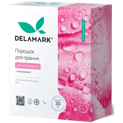 Стиральный порошок DeLaMark Baby 1 кг (4820152330222) Винница - изображение 1