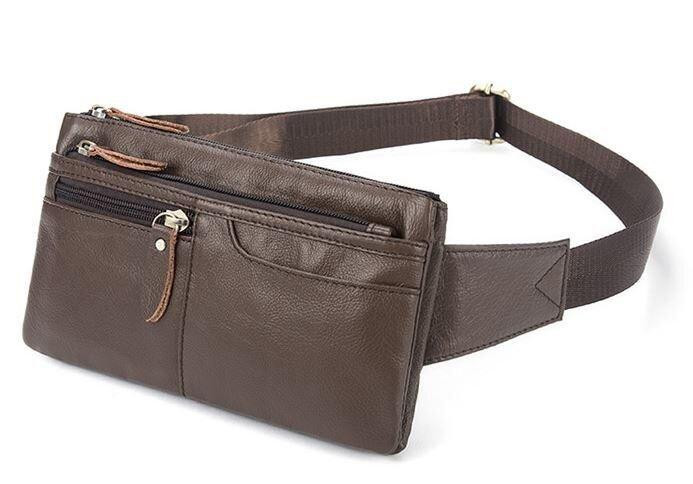 Cумка на пояс Vintage 14736 Коричневая Киев - изображение 6