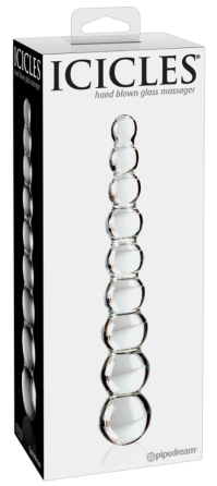 Стеклянный фаллос-ёлочка L 225mm Sex Aura Киев