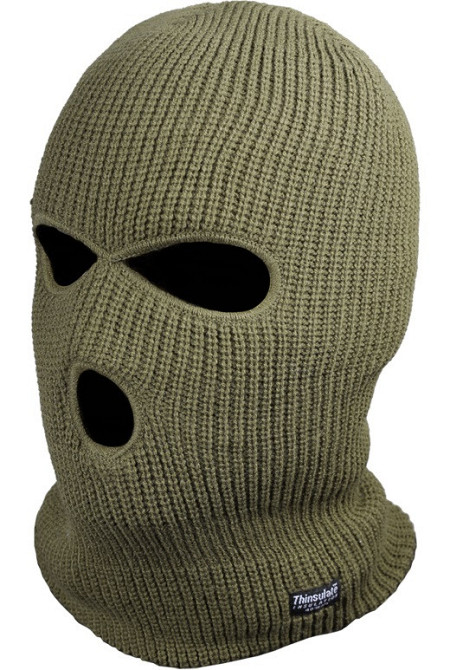 Универсальная Тактическая Балаклава зимняя с 3 отверстиями Mil-Tec от Sturm 