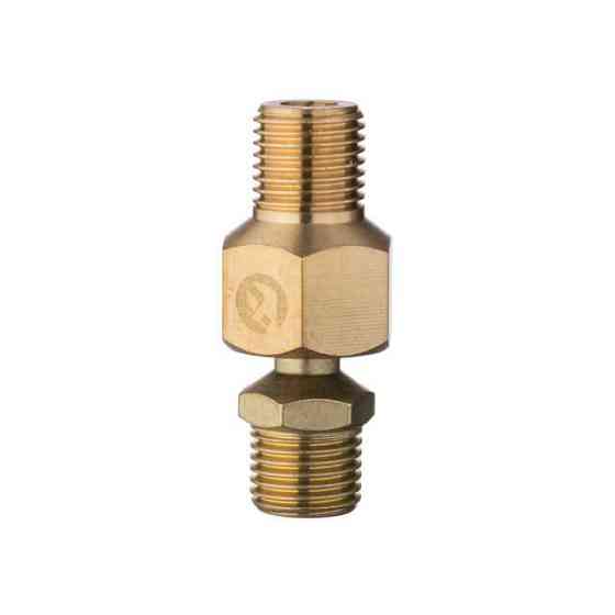 Шарнір поворотний, зовнішня різьба 1/4"-1/4", латунь, STORM INTERTOOL PT-2208 Київ