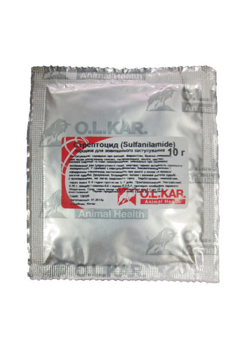 Стрептоцид 99% порошок 10 г O.L.KAR Вінниця - фото 1
