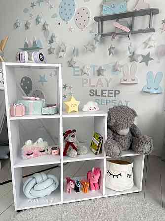 Стеллаж пирамидка детский. Полка для книг и игрушек Киев