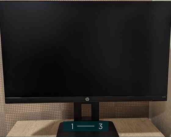 Монитор: HP X24ih 144Hz. 1MS IPS Full HD 24