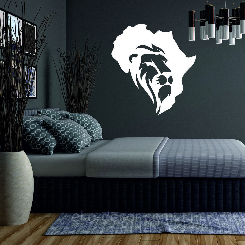 Декоративное настенное Панно «Лев - 2» Декор на стену 50*46 см, Белый Киев - изображение 3