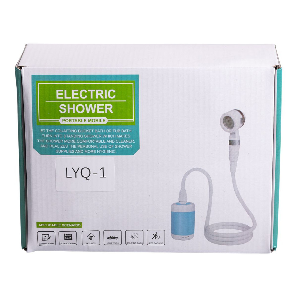 Lugi Душ туристичний портативний акумуляторний 4000 мАг переносний польовий душ для кемпінгу LY Коломия - фото 5