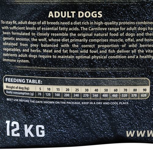 Корм сухий Carnilove Adult Duck and Pheasant для дорослих собак усіх порід з качкою та фазаном 12 кг Київ - фото 5