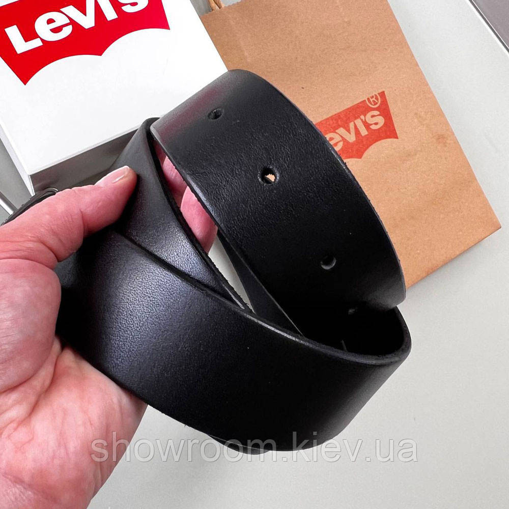 Мужской кожаный брендовый ремень (512) Киев - изображение 2