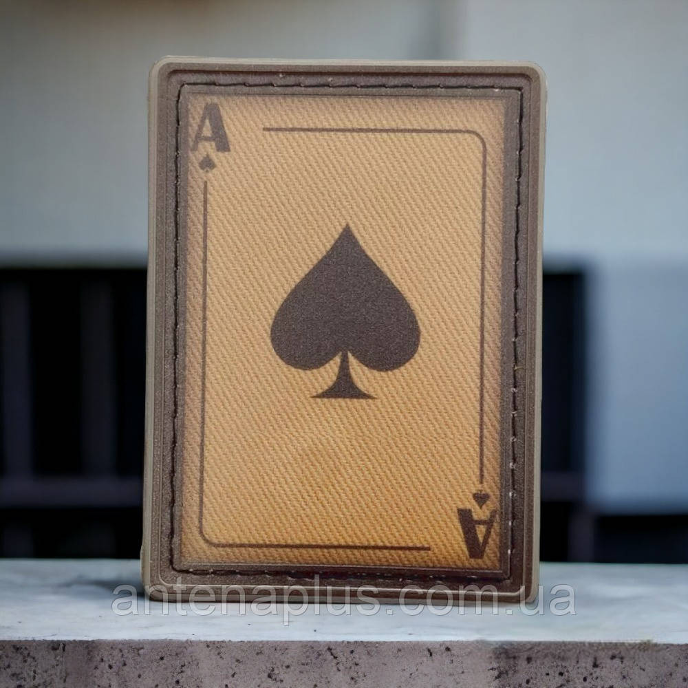 Піковий туз койот шеврон / патч Київ - фото 1
