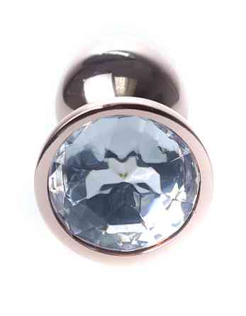 Анальна пробка - Jewellery Red Gold PLUG- Clear Sex Aura Київ