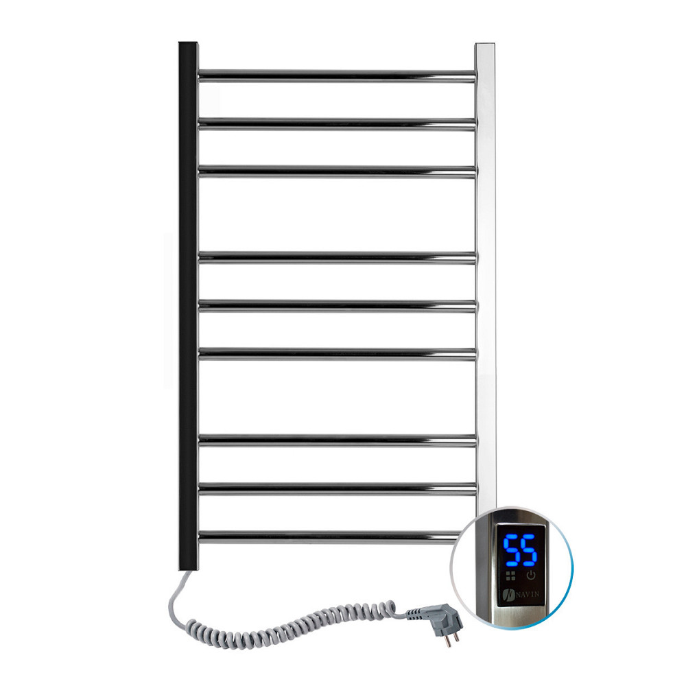 Полотенцесушитель электрический NAVIN Классик Квадро 500х800 Sensor с таймером, левый 10-016153-5080 Киев - изображение 1
