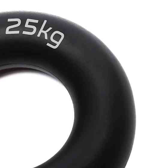 Еспандер кистьовий силіконовий PowerPlay PP-4324 Hand Grip Ring Hard 25 кг. Чорний Кам'янське