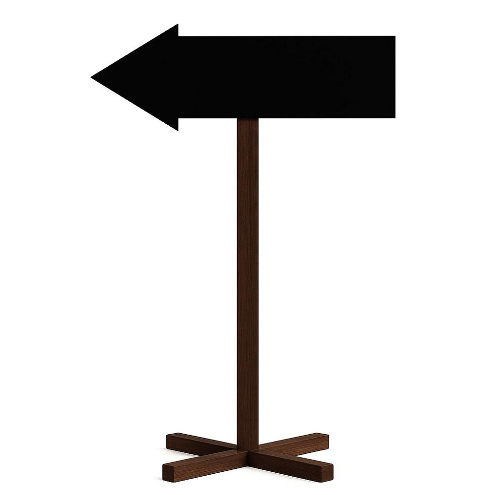 Підлогова стрілка-покажчик "Сантоме" робуста-венге Миколаїв - фото 1