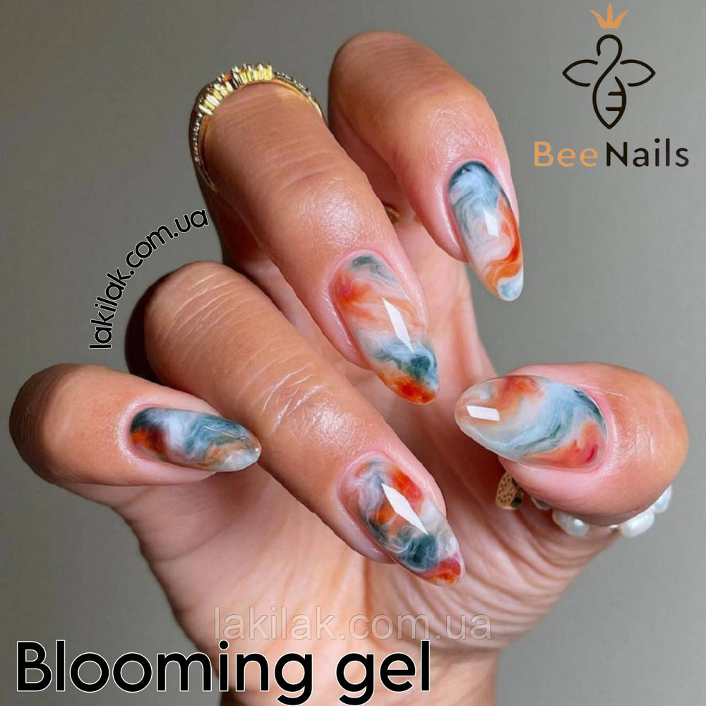 База для розтікання Bee Nails Blooming gel (для дизайну по мокрому) 15мл Херсон - фото 1