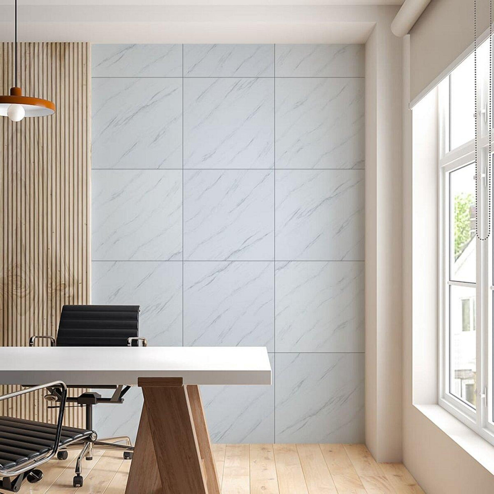 Декоративна плита Білий грецький мармур Київ - фото 6