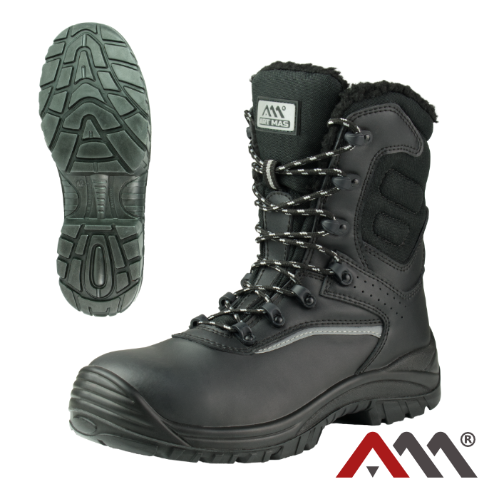 Утеплені Гомілкові черевики (берці, боти) "ArtMas" шкіряні з комозитними носком і підошвою 44 Київ - фото 1