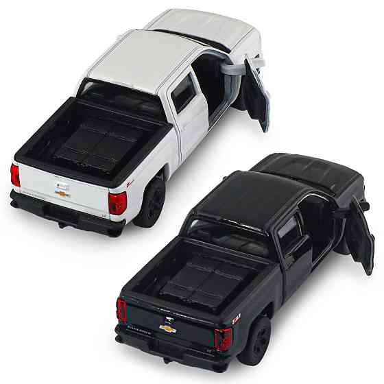 Автомодель - Chevrolet Silverado 2017 (перламутрово-білий, чорний) Дніпро