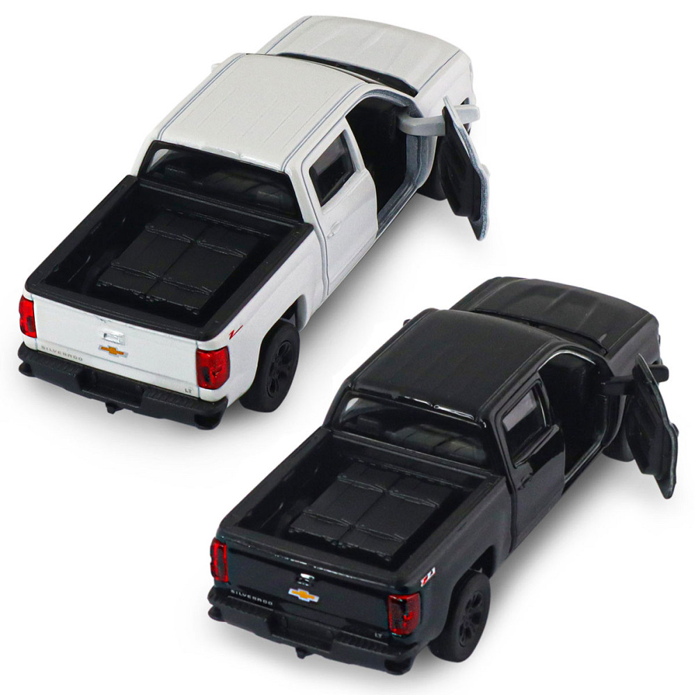 Автомодель - Chevrolet Silverado 2017 (перламутрово-білий, чорний) Дніпро - фото 2