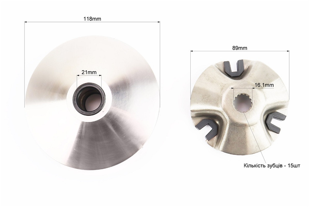 Варіатор передній к-кт Yamaha MAJESTY 125 Київ - фото 3