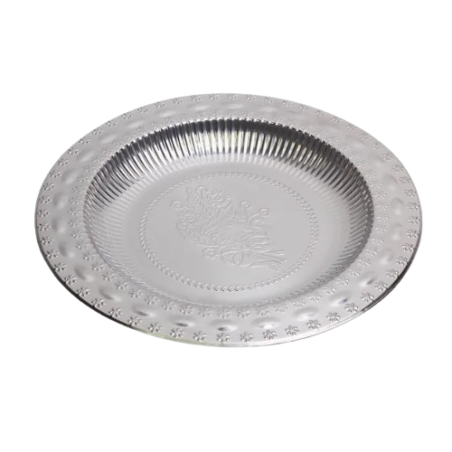 Таця кругла d45см нержавіюча сталь 4372 KAMILLE Житомир